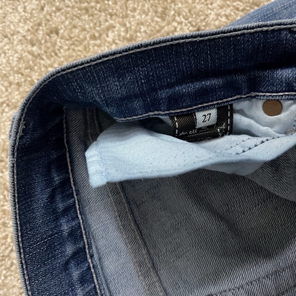 (sold) Dojo 7 For All Mankind Flare Leg Jeans Casual School Vintage Bootcut - Picture 6 of 9